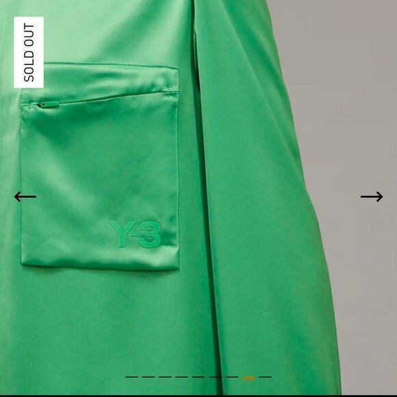 Y-3 CLASSIC TECH SILK UTILITY SHIRT - Picture 5 of 11